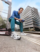 408 heren sneakers wit zilver
